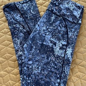 Fabletics paint splatter leggings